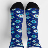 Aangepaste naam - Beschermingspatroon voor ogen me Sokken (Top)