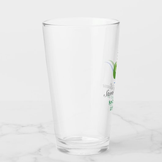 Aangepaste naam Beste Golfer Beer Glass Glas (Rechts)