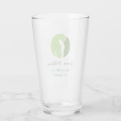 Aangepaste naam Beste Golfer Beer Glass Glas (Achterkant)