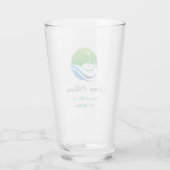 Aangepaste naam Beste Golfer Beer Glass Glas (Achterkant)