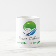 Aangepaste naam Beste Golfer Coffee-Mok