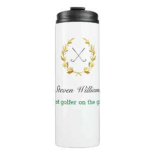Aangepaste naam Beste Golfer Thermal Tumbler Thermosbeker