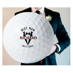 Aangepaste naam beste huwelijk cadeau golfballen