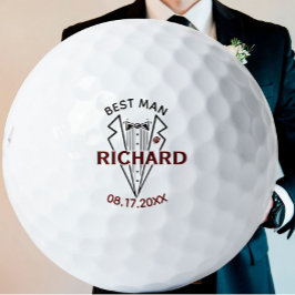 Aangepaste naam beste huwelijk cadeau golfballen