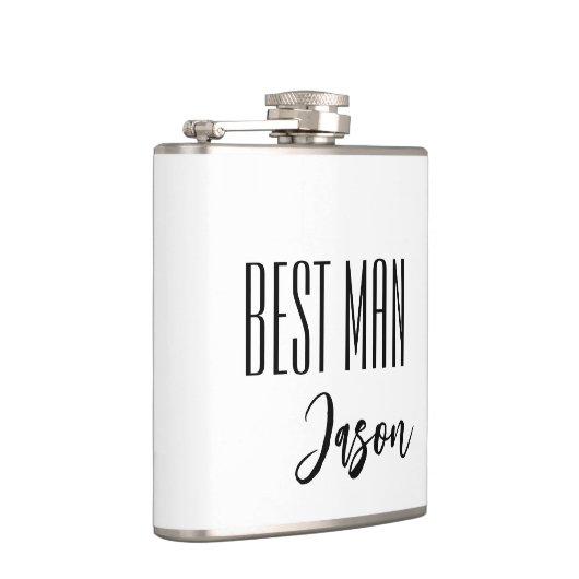 Aangepaste naam Beste Man Flask Heupfles (Rechts)
