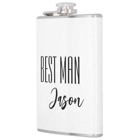 Aangepaste naam Beste Man Flask Heupfles (Links)