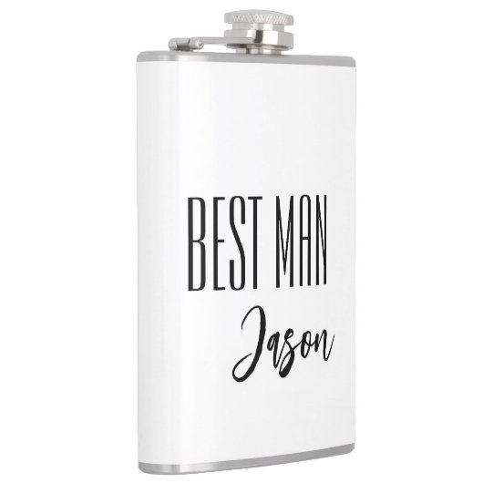 Aangepaste naam Beste Man Flask Heupfles (Rechts)