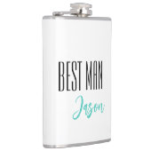 Aangepaste naam Beste Man Flask Heupfles (Rechts)