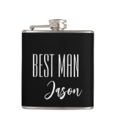 Aangepaste naam Beste Man Flask Heupfles (Voorkant)