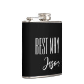 Aangepaste naam Beste Man Flask Heupfles (Rechts)