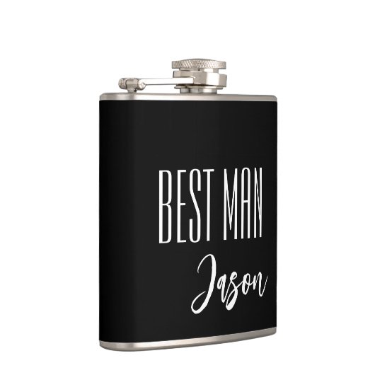 Aangepaste naam Beste Man Flask Heupfles (Rechts)