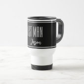 Aangepaste naam Beste man Revel Mug Reisbeker (Voorkant rechts)