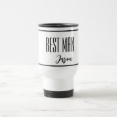 Aangepaste naam Beste man Revel Mug Reisbeker (Center)