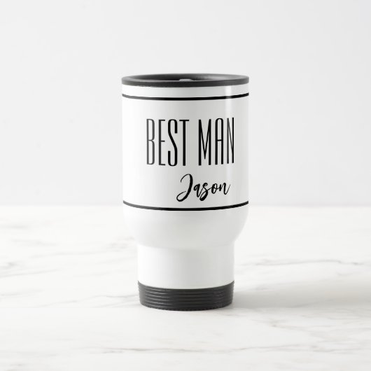 Aangepaste naam Beste man Revel Mug Reisbeker (Center)