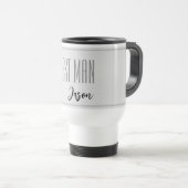 Aangepaste naam Beste man Revel Mug Reisbeker (Voorkant rechts)
