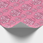 Aangepaste naam "Beste moeder ooit" Cadeaupapier (Hoek)