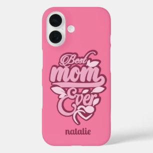 Aangepaste naam "Beste moeder ooit" iPhone 16 Hoesje
