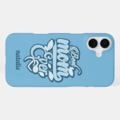 Aangepaste naam "Beste moeder ooit" iPhone Hoesje (Achterkant horizontaal)