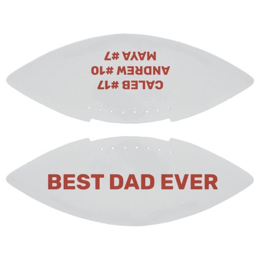 Aangepaste naam Beste vader ooit Kinder namen American Football (Panelen)