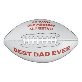 Aangepaste naam Beste vader ooit Kinder namen American Football