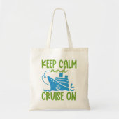 Aangepaste naam, bestemming en jaar cruise Keep Ca Tote Bag (Voorkant)