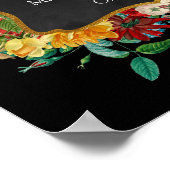 Aangepaste naam betekenis Koninklijke bloemengebur Poster (Hoek)