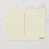 Aangepaste naam beterschap tekst zon op paars briefkaart (Achterkant)