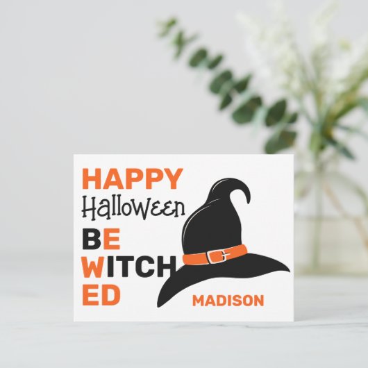 Aangepaste naam Bewitched Briefkaart (Staand voorkant)