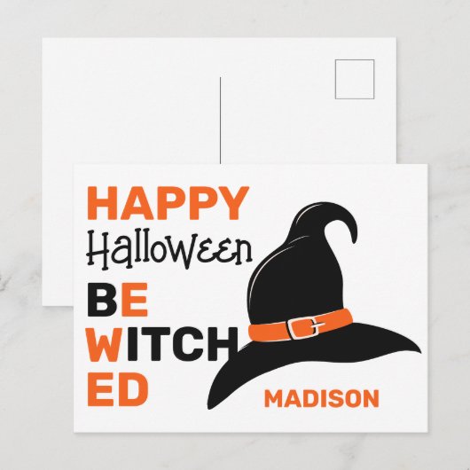 Aangepaste naam Bewitched Briefkaart (Voorkant / Achterkant)