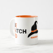 Aangepaste naam Bewitched Tweekleurige Koffiemok (Voorkant links)