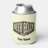 Aangepaste naam bier Belly Brewful Bottle Cooler (Blikje Voorkant)