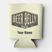 Aangepaste naam bier Belly Brewful Bottle Cooler (Voorkant)