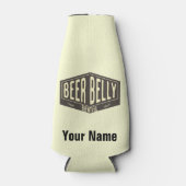 Aangepaste naam bier Belly Brewful Bottle Cooler (Voorkant)