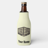Aangepaste naam bier Belly Brewful Bottle Cooler (Fles Voorkant)
