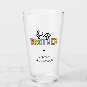 Aangepaste naam Big Brother Cute op maat Glas