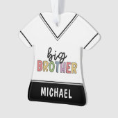 Aangepaste naam Big Brother Cute op maat Ornament (voorkant)