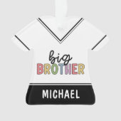 Aangepaste naam Big Brother Cute op maat Ornament (voorkant)