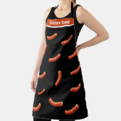 Aangepaste naam Big Hot Dog Schort Funny Schorten  (Insitu)