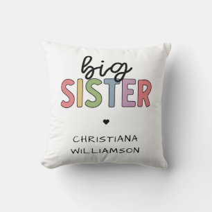 Aangepaste naam Big Sister Cute Speciaal Kussen