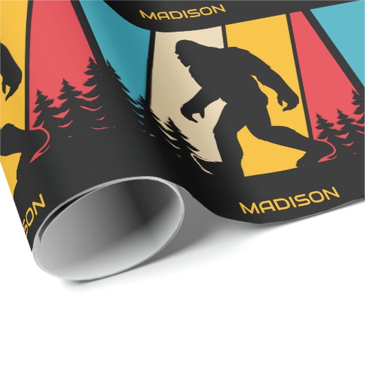 Aangepaste naam Bigfoot Cadeaupapier (Rol Hoek)