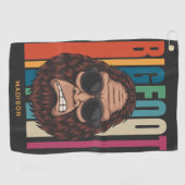 Aangepaste naam Bigfoot Golfhanddoek (Horizontaal)