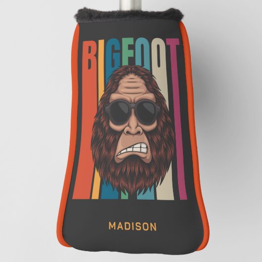 Aangepaste naam Bigfoot Golfheadcover (Draai 90)