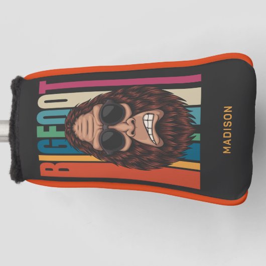 Aangepaste naam Bigfoot Golfheadcover (Voorkant)