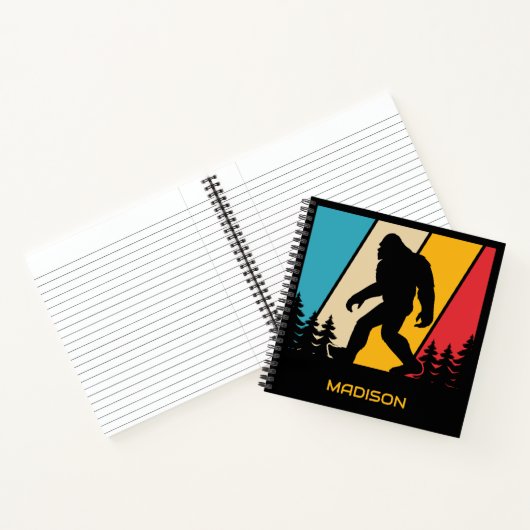 Aangepaste naam Bigfoot Notitieboek (Binnen)