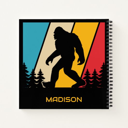 Aangepaste naam Bigfoot Notitieboek (Achterkant)