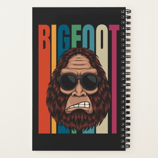 Aangepaste naam Bigfoot Notitieboek (Achterkant)