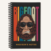 Aangepaste naam Bigfoot Notitieboek (Voorkant)