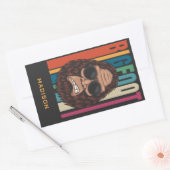 Aangepaste naam Bigfoot Rechthoekige Sticker (Envelop)