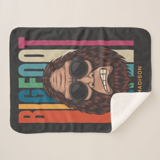 Aangepaste naam Bigfoot Sherpa Deken (Voorkant (horizontaal))