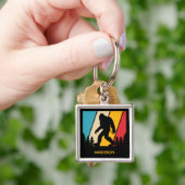 Aangepaste naam Bigfoot Sleutelhanger (Hand)